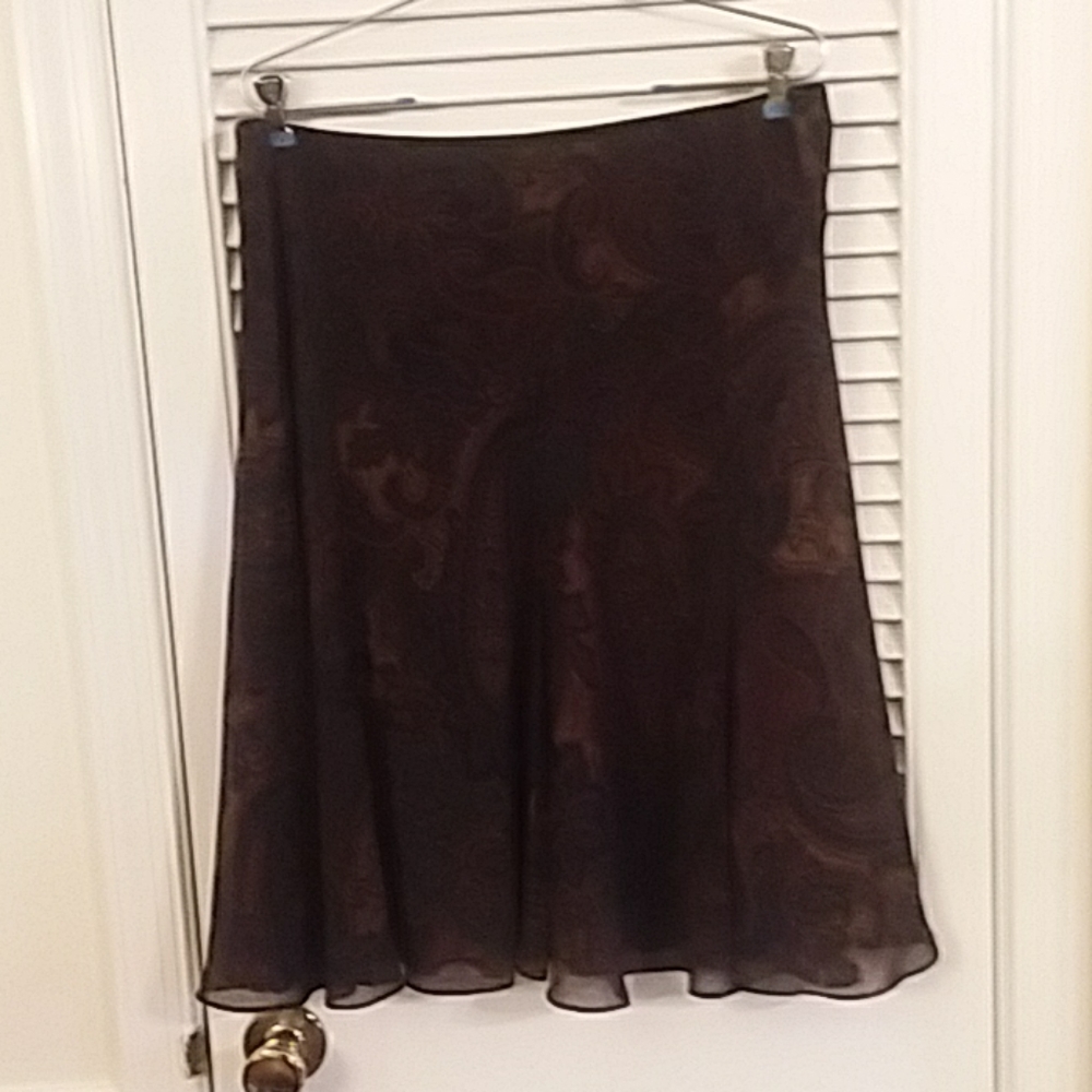 Chaps Beautiful Paisley Skirt